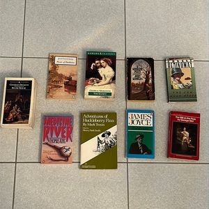 9 VINTAGE NOVEL BUNDLE (some with rare cover)